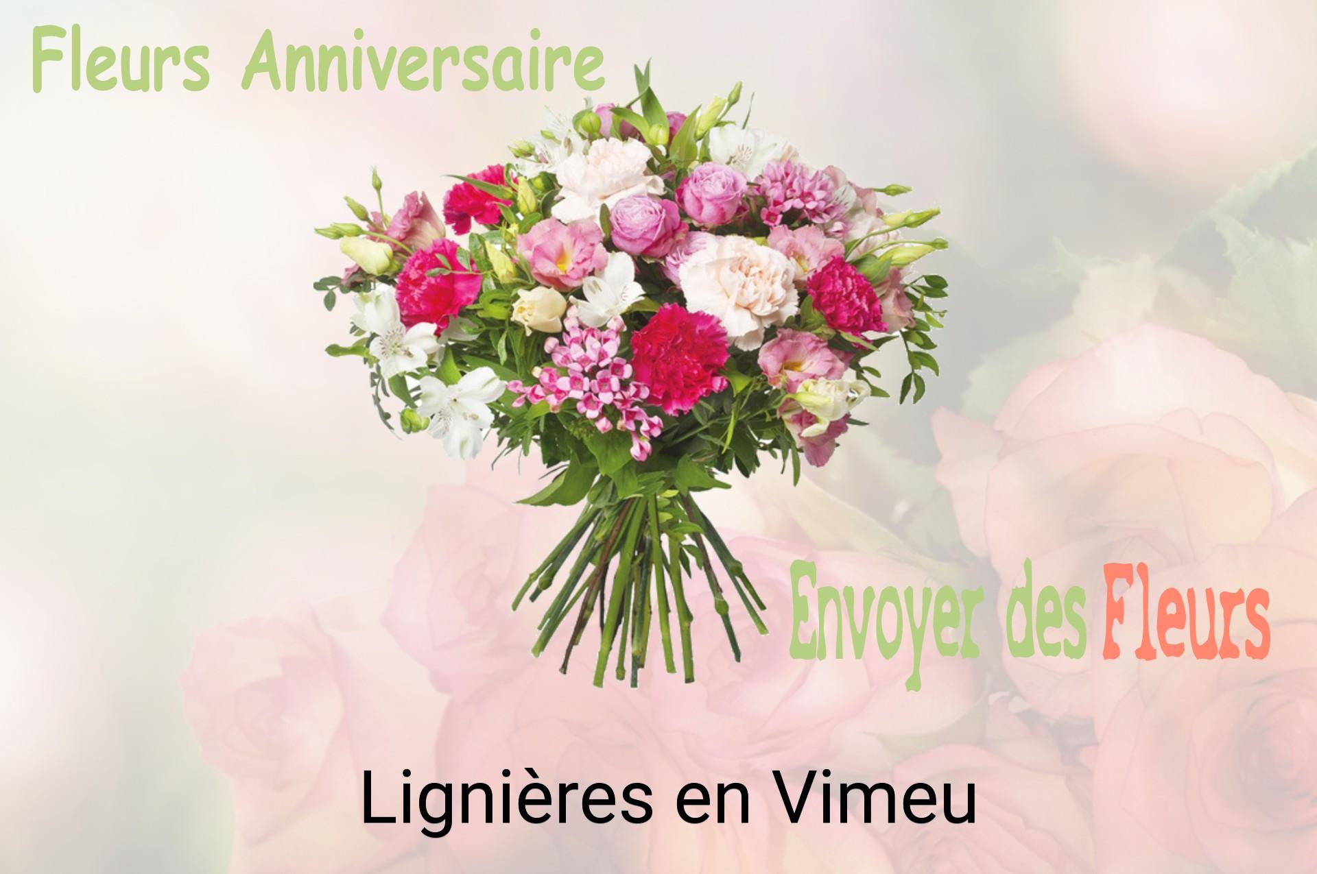 Bouquet de fleurs d’anniversaire livré à Lignières-en-Vimeu