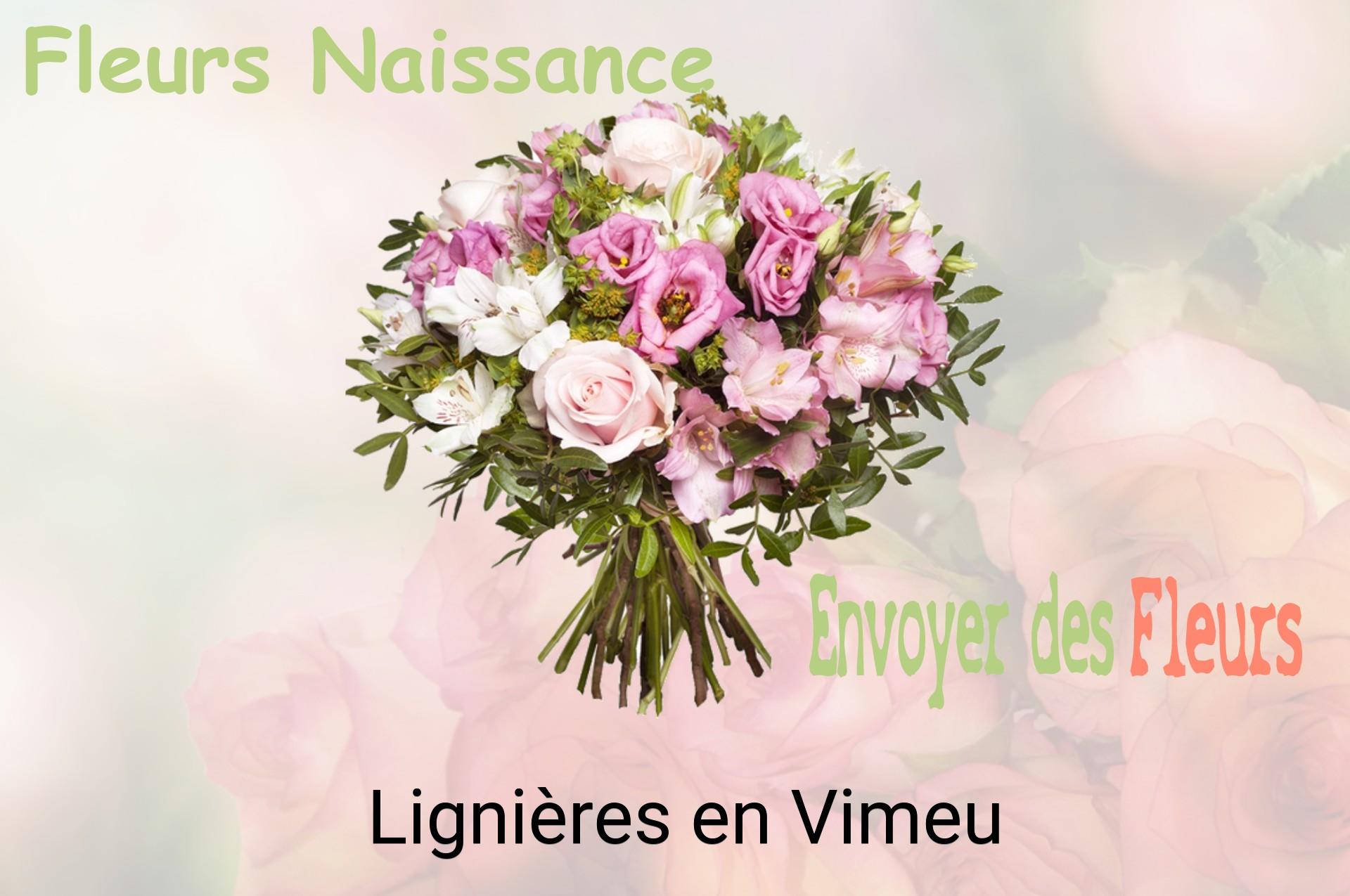 Bouquet de fleurs de naissance livré à Lignières-en-Vimeu